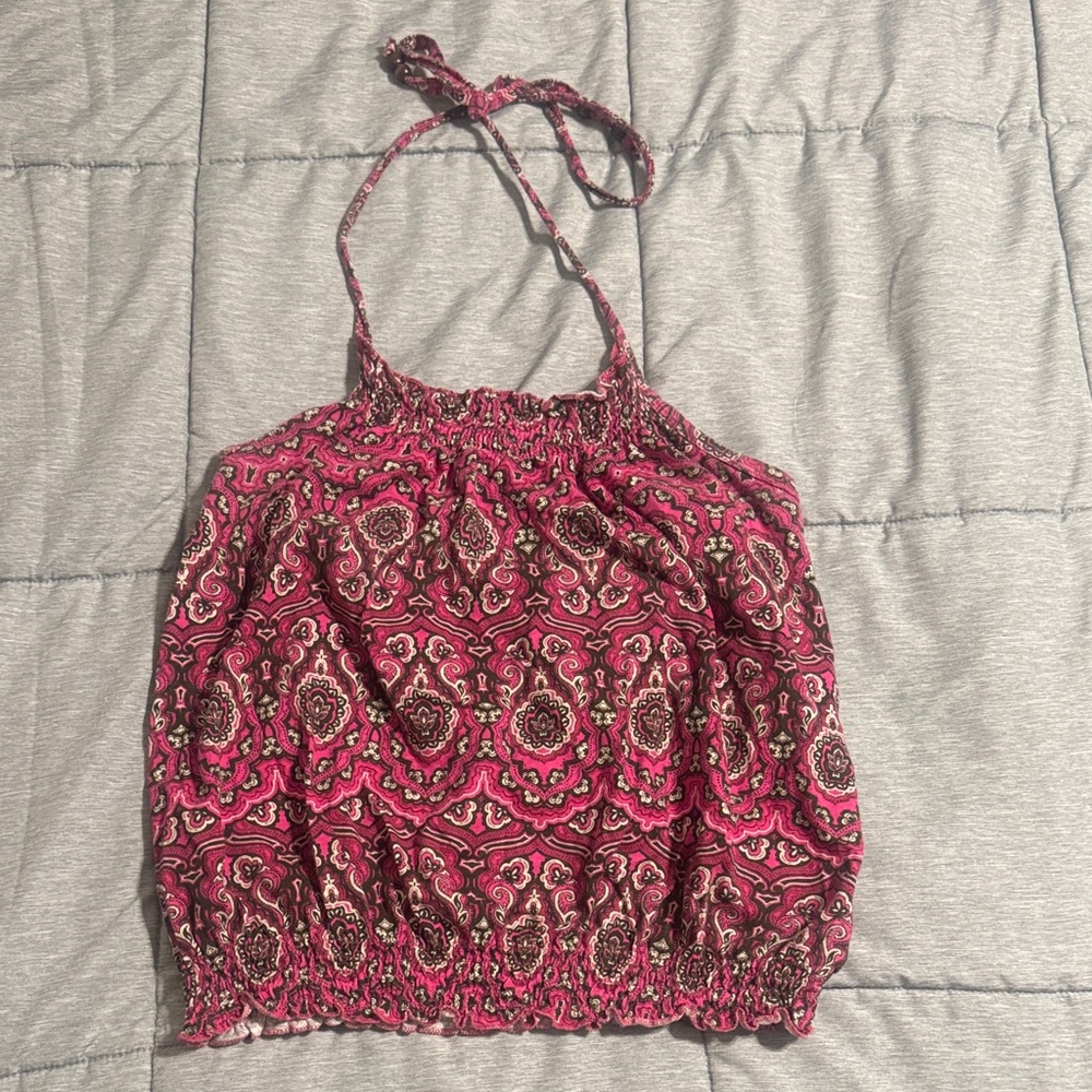 Pink Paisley Women's Top